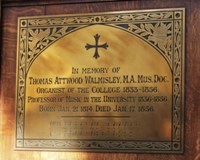 Walmisley brass Walmisley brass